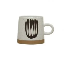 Bloomingville Abstract Stoneware Mugs Home + Lifestyle