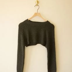 Dreamers Broken Heart Crop Sweater