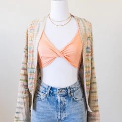 My Dreams Rainbow Knit Cardigan By For Good