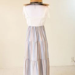 Blu Pepper Heat Waves Striped Midi Dress By For Good