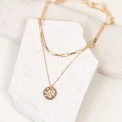 Joia Snake Pendant Layered Necklace