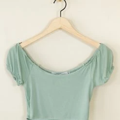 Ijoah Not Much OTS Crop Top