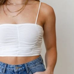 Nectar Clothing You & Me Crop Top Tops