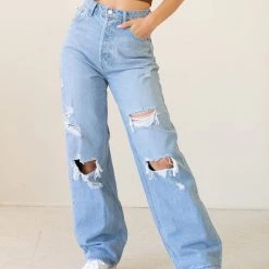 Nectar Clothing Destroyed 90s Baggy Jeans Featured