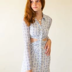 Cotton Candy Featured Choose You Long Sleeve Dress