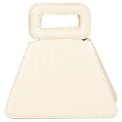 Fame Accessories Faux Leather Triangle Purse