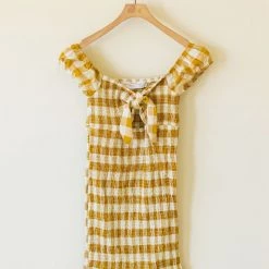 Papermoon Your Arms Gingham Dress