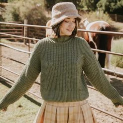 Blue Blush Always Here Plaid Mini Skirt Featured