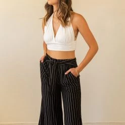 Final Touch About Us Halter Crop Top