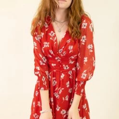 Nectar Clothing This City Floral Long Sleeve Dress By For Good