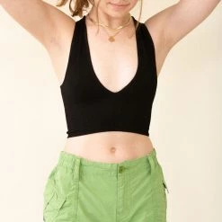 Featured Sleeveless Crop Top By BDG