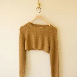 Dreamers Broken Heart Crop Sweater