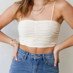 Nectar Clothing You & Me Crop Top Tops