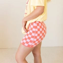 Nectar Clothing Featured Tongue Tied Checkered Mini Skirt