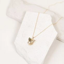 Joia Accessories Butterfly Pendant Dainty Necklace