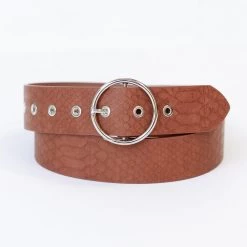 Nectar Clothing Accessories Go Away Snake Print Belt
