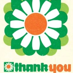 Daisy Thank You Card By The Found