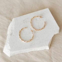 Nectar Clothing Accessories Adventure Awaits Hoop Earrings