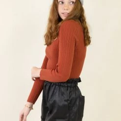 Lush Many Reasons Faux Leather Shorts By For Good Featured