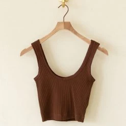 Papermoon A While Sleeveless Crop Top