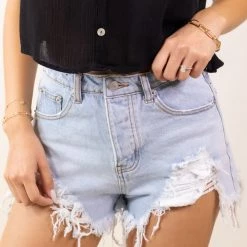 Signature 8 Run Free Distressed Denim Shorts