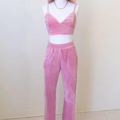 Nectar Clothing Remember When Velour Pants