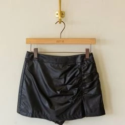 Cotton Candy Featured Better Believe Faux Leather Skort