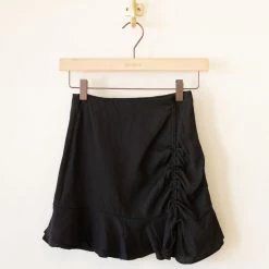 Nectar Clothing Featured Take It Ruched Mini Skirt