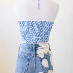 Nectar Clothing About Time Floral Halter Top Featured