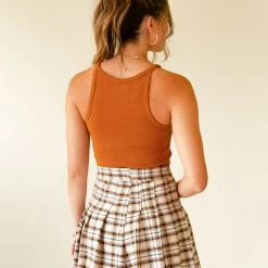 Ellison Electric Dreams Plaid Mini Skirt By For Good Featured