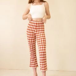 Audrey On Edge Diamond Pants Featured