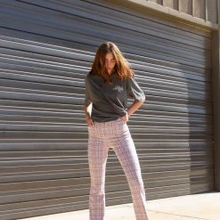 Orange International Save Tonight Plaid Pants Featured