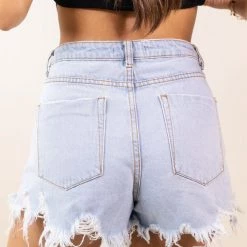 Signature 8 Run Free Distressed Denim Shorts