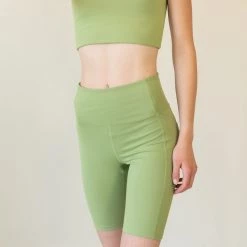 High Rise Pocket Biker Shorts By Girlfriend Collective