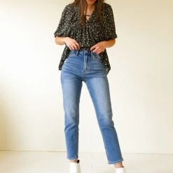 Nectar Denim The Lilia Stretch Mom Jeans By Nectar Premium Denim Featured