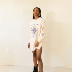 Polagram Mystical Dream Graphic T-Shirt Dress Graphic Tees