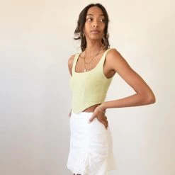 Nectar Clothing Featured Take It Ruched Mini Skirt