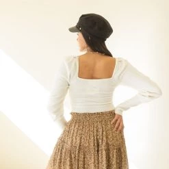 Mable Try Again Front Twist Sweater