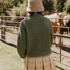 Blue Blush Always Here Plaid Mini Skirt Featured