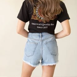 Nectar Clothing Featured Never Love Distressed Denim Shorts