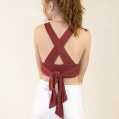 Cotton Candy You'll See Shimmer Crop Top Featured