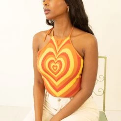 Bailey Rose Good View Heart Pattern Top Featured