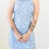 Nectar Clothing Just Breathe Floral Halter Dress