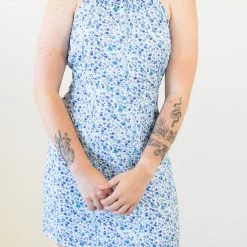 Nectar Clothing Just Breathe Floral Halter Dress