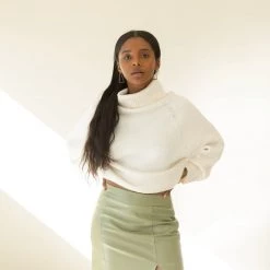 Polagram We Tried Faux Leather Mini Skirt Featured