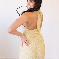 Cotton Candy Featured Better Or Worse Halter Dress