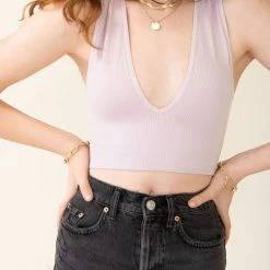 Featured Sleeveless Crop Top By BDG