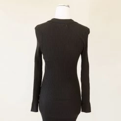 Papermoon Uncharted Knit Long Sleeve Dress Featured