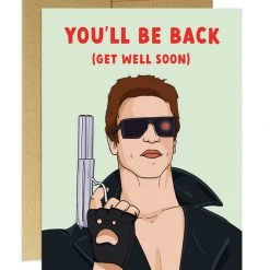 Party Mountian Paper Terminator Get Well Card By Party Mountain Paper Co. Home + Lifestyle