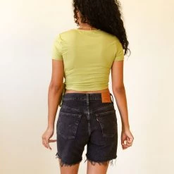 Final Touch No One Wrap Crop Top Tops